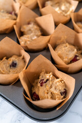Cranberry muffins