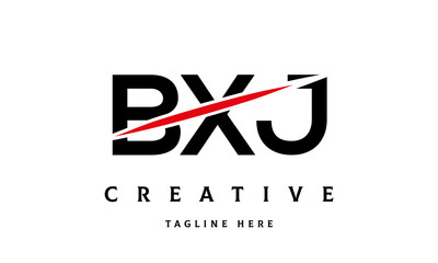 BXJ creative cut three latter logo
