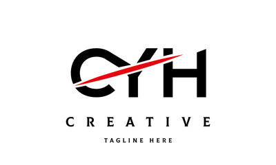 CYH creative cut three latter logo