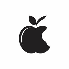 bitten apple icon. One of set web icons