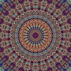 Abstract round ornamental mandala