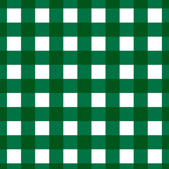 Seamless pattern green buffalo plaid vector illustration