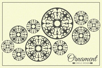 decorative mandala ornamental background design template