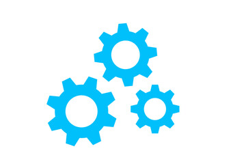 歯車のアイコン。チームワークのコンセプト。