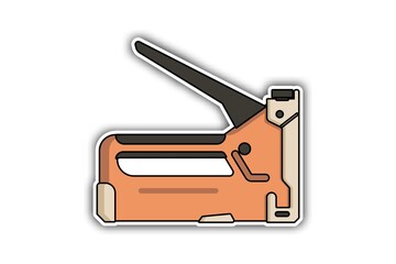 3D render illustration, Amazing picture of building tools with white blurry shadow background