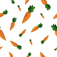vector seamless pattern with carrots. can be used as print, wallpaper, packaging paper design, textiles, notebooks, notepads, tableware and other things.
Colorful carrot doodle pattern