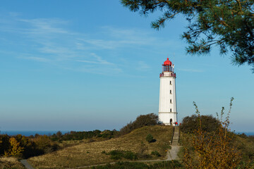 Fototapeta na wymiar Dornbusch, leuchtturm, hiddensee