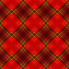 Checkered pattern. Harmonious interweaving of multicolored stripes. Great for decorating fabrics, textiles, gift wrapping, printed products, advertising, scrapbooking. Red and green stripes.