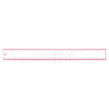 Ruler for architecture, art, drafting, and engineering