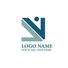 Business logo. Business icon. Corporate, financial, finance logo. Real estate logo. Elements for corporate identity.