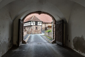 Obraz premium Schloss in Tann in der Rhön