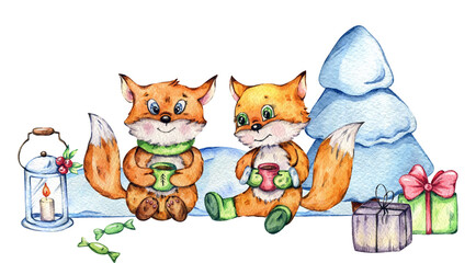 Watercolor illustration