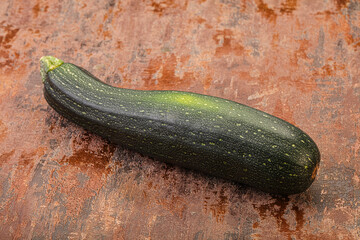 Tasty young organic natural zucchini