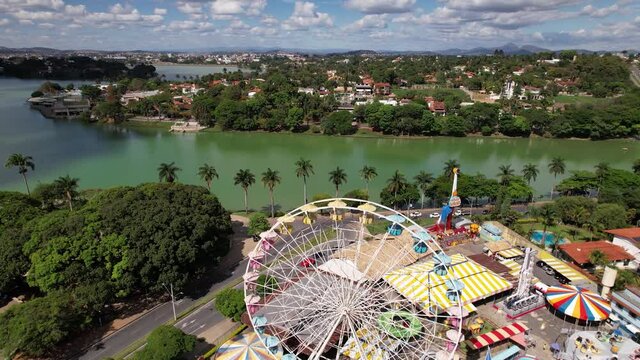 Cityscape of Belo Horizonte amusement park, Minas Gerais, Brazil.Cityscape of Belo Horizonte amusement park, Minas Gerais, Brazil.Cityscape of Belo Horizonte amusement park, Minas Gerais, Brazil.