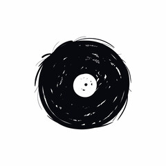 vinyl records turntable music poster