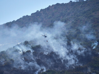 Fire fighters in the sky