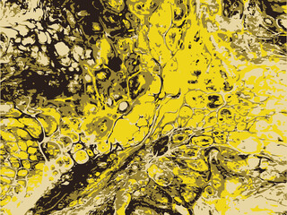 Abstract yellow background with dynamic effect texture modern wave curve futuristic graphic bright poster, banner. Vector luxury presentation yellow background with waves