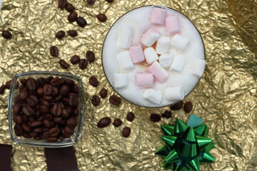 coffee with marshmallows