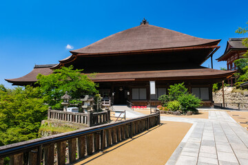 京都市 清水寺 横から見る本堂