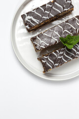 Traditional Chocolate Millefoglie or French mille-feuille
