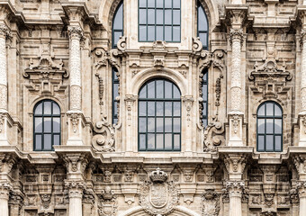 Historic buildings in the city of La Coruña