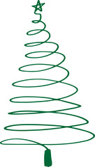 christmas tree
  pine
cartoon drawing natural tree simple lines