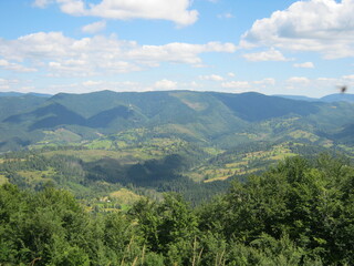 Obraz premium view from the top of mountain