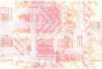 Scandinavian wall art retro prints set line drawing with abstract geometric shapes and textures. Design painting for cover, canvas wallpaper, scarf, curtain, rug, wall poster