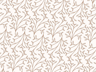 elegant seamless floral and flower pattern