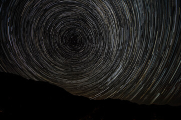 black and white spiral