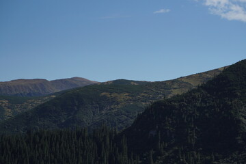 view of the magnificent mountains and sky