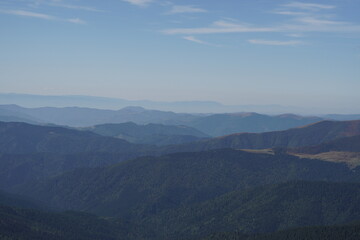 view of the magnificent mountains and sky