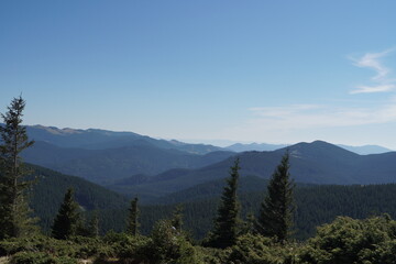 view of the magnificent mountains and sky