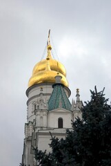Fototapeta na wymiar Moscow Kremlin architecture, color photo