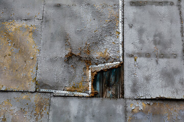 Old grungy wooden wall closeup texture