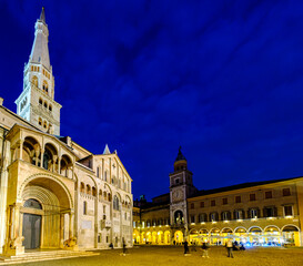 Fototapeta premium old town of Modena in Italy