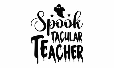 Halloween poster, Design for greeting card, party invitation, banner, postcard, Vector illustration,  Halloween invitation and greeting