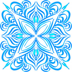 seamless pattern with snowflake