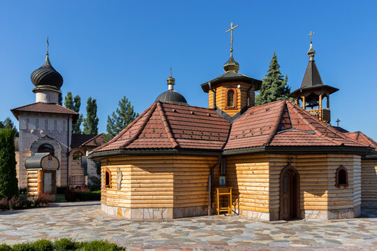 Medieval Orthodox Lesje monastery, Serbia