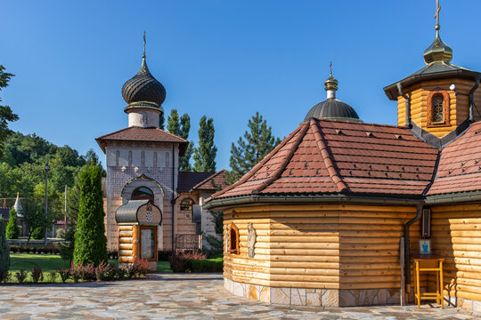 Medieval Orthodox Lesje monastery, Serbia