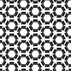 Abstract geometric black and white seamless pattern for web page, textures, card, poster, fabric, textile. Monochrome graphic repeating design. Modern minimalist stylish squared ornament