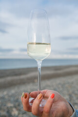 glass of wine