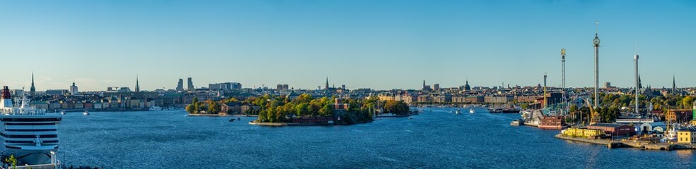 Naklejka na ściany i meble Stockholm old town (Gamla Stan), capital of Sweden