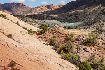 Painted Desert im Arches Nationalpark bei Moab im US Bundesstaat Utah