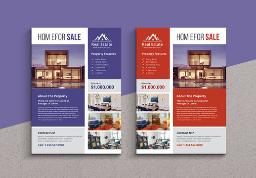Real Estate Flyer Layout