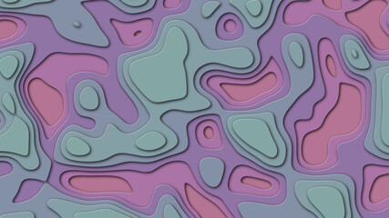 Colorful pink tone background on theme geodesy or topography. Abstract topographic background.