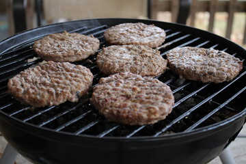 grilled burgers