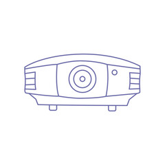 modern live projector icon vector