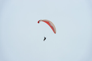 Paraglider Pilot Flying - 467016903