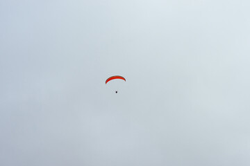 Paraglider Pilot Flying - 467016919